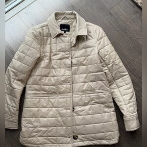 Sam Edelman Beige Quilted Jacket